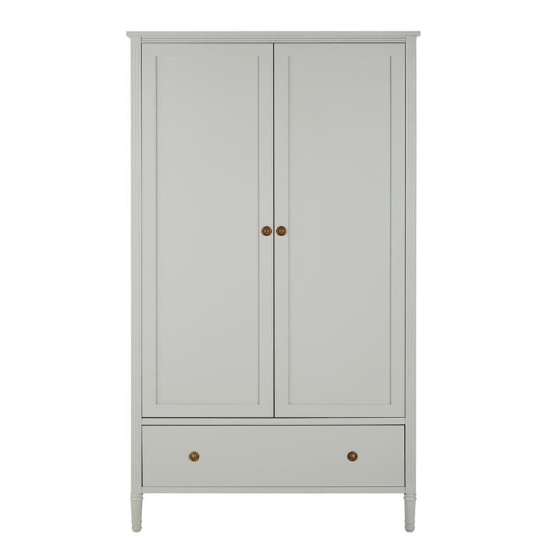Armoire 2 portes gris clair