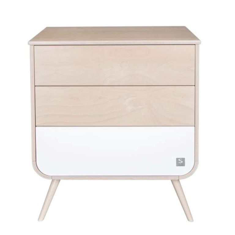 Commode 3 tiroirs pieds bois