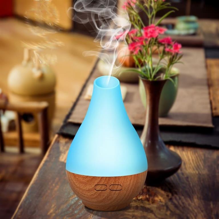 Diffuseur d'huiles essentielles ultrasonique éclairage led Julia