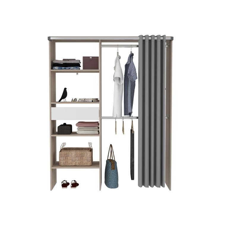 Dressing avec rideau