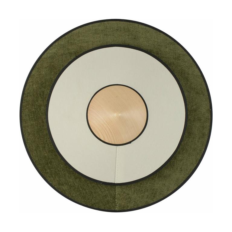Applique murale en velours vert Evergreen 34 cm CYMBAL - Forestier