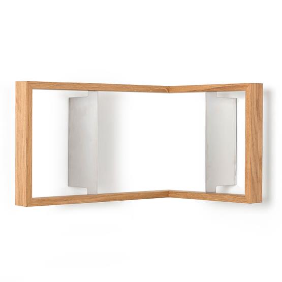 Etagère murale en bois de chêne naturel B-eck2 - Das kleine b