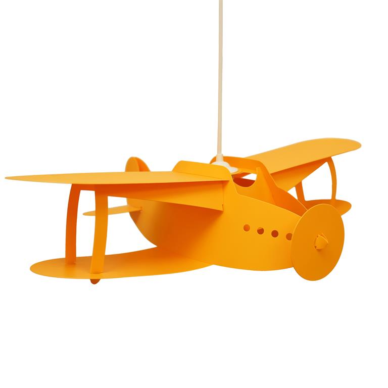 Suspension enfants Avion Orange 50cm