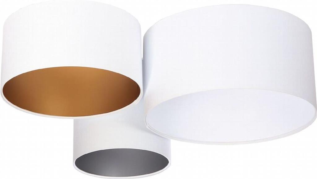 Plafonnier Tissu Blanc