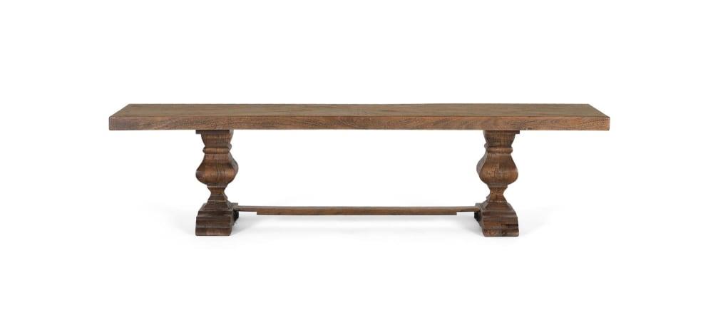 Banc fabriqué à la main en bois de manguier 180cm