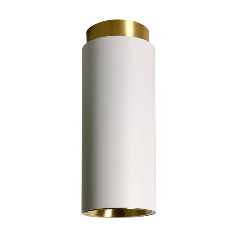 Plafonnier en acier finition blanc mat 6