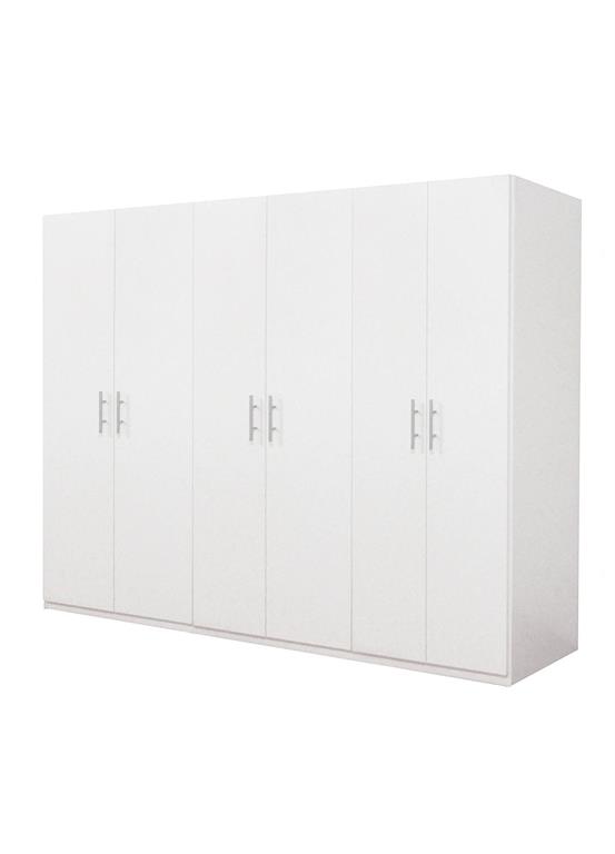 Armoire en bois blanc 270x53 cm