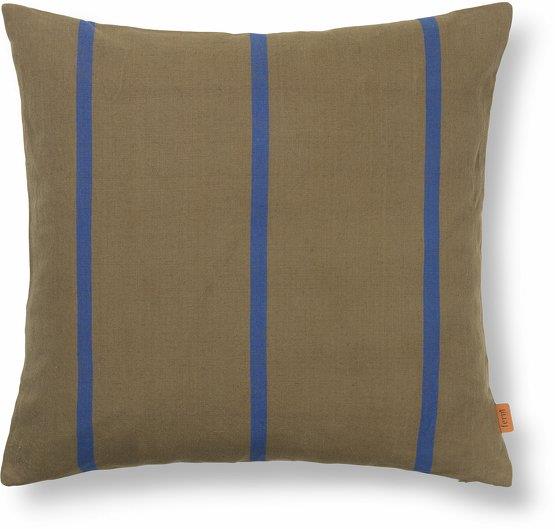 Coussin bleu et olive vif Grand - Ferm Living