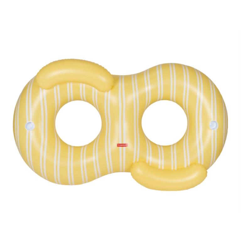 Bouée Piscine Geante PVC Jaune