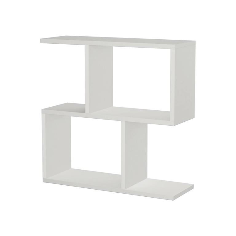 Table basse effet bois blanc 60x20  cm