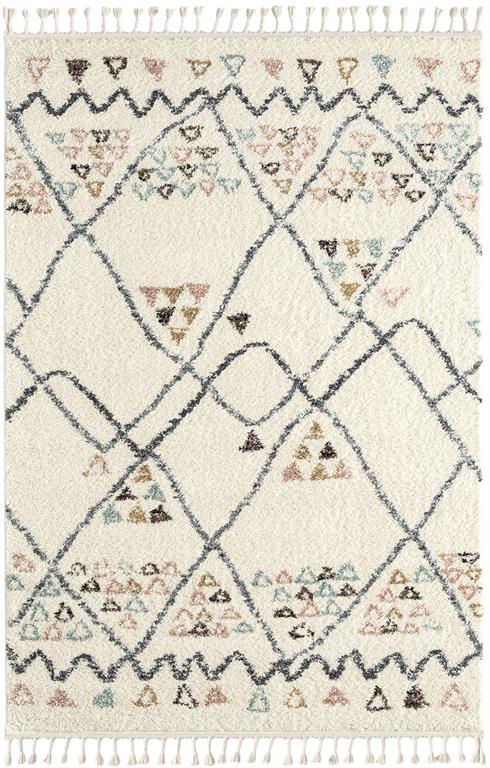 Tapis salon ethnique crème  120x170 style berbere
