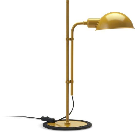 Lampe de bureau en fer moutarde Funiculi S - Marset