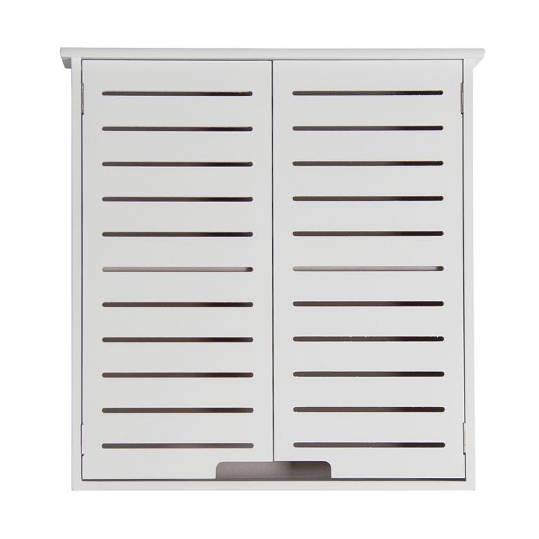 Armoire en bois de pin blanc 56x13x58 cm