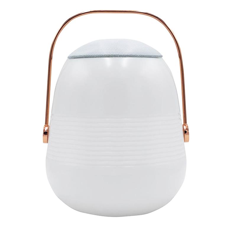 Lampe enceinte bluetooth Cuivre Blanc 10W