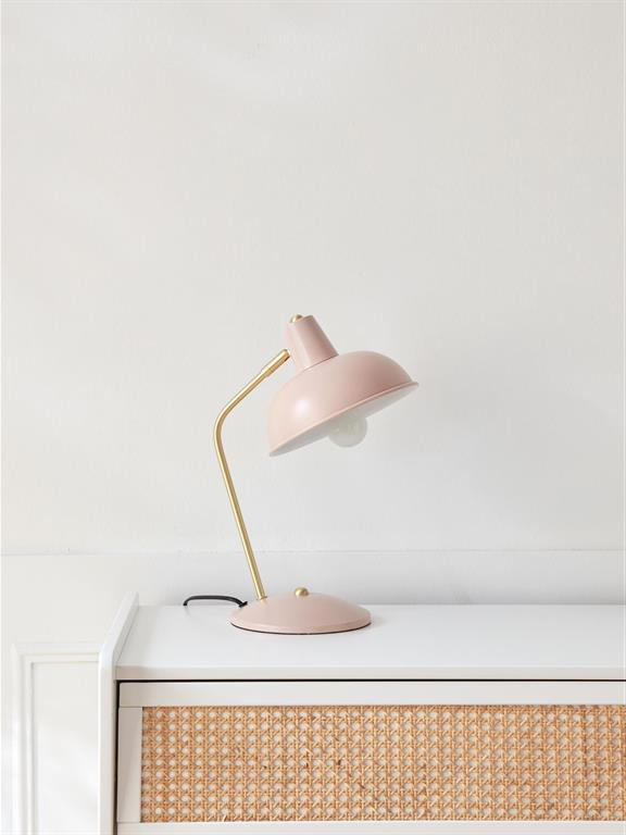 Lampe rétro rose