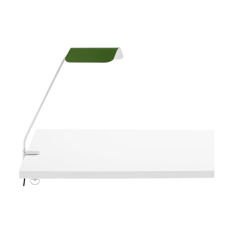 Lampe de bureau vert émeraude à pince Apex - HAY