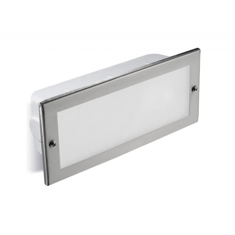 Applique LED Acier inoxydable Gris  23x7x10 CM