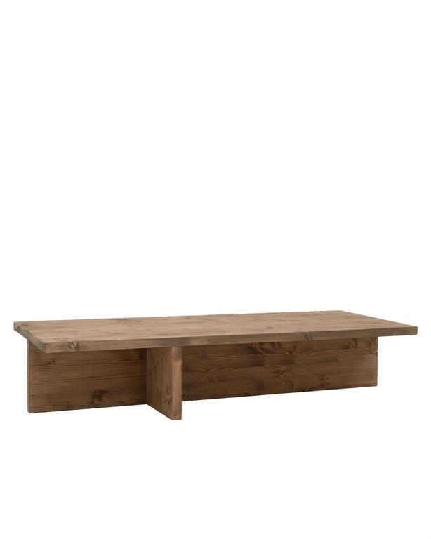 Table basse en bois de sapin vieilli 123