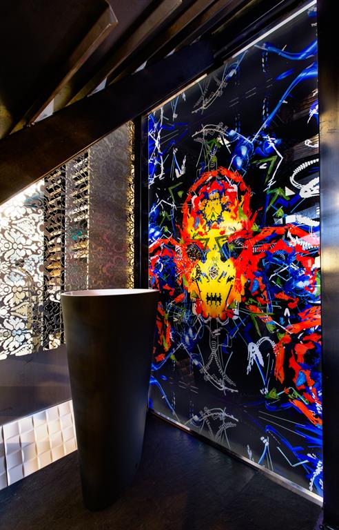 Habillage mural éclairé