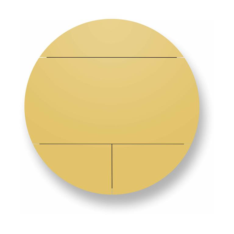 Secrétaire mural multifonctionnel jaune et blanc Pill - Emko
