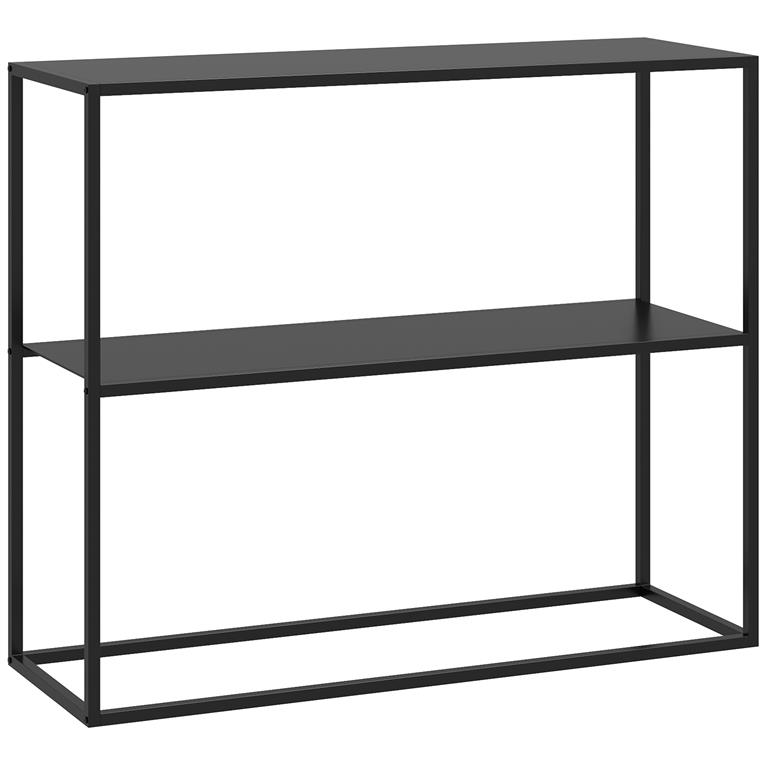Console design contemporain étagère - 90L x 30l x 75H cm