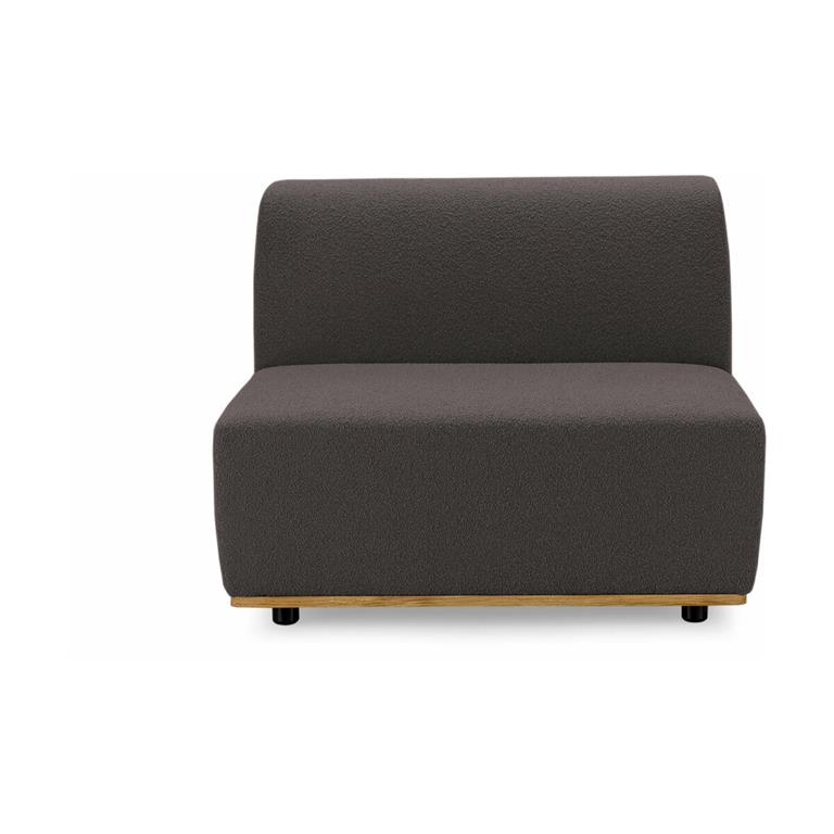 Fauteuil lounge gris foncé Saler - EMKO
