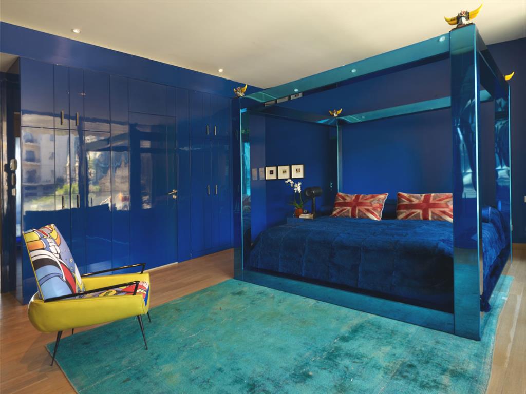 Chambre bleue 