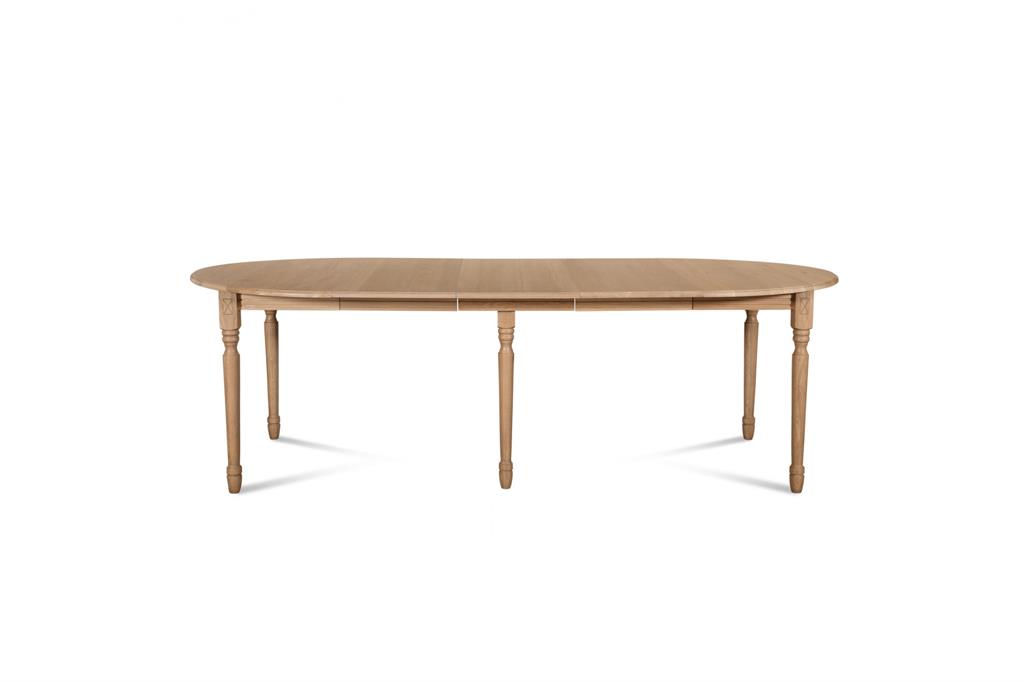Table ronde en bois 6 pieds tournés D105 