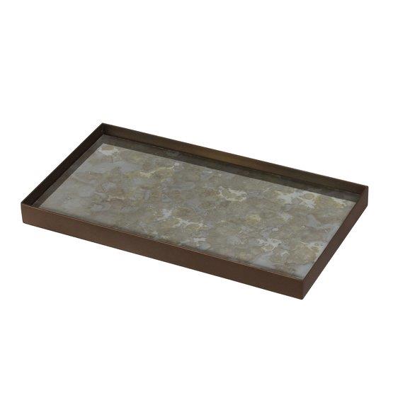 Plateau rectangulaire Fossil Organic M - Notre Monde