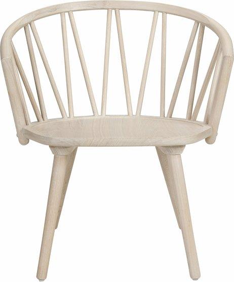 Fauteuil lounge en frêne blond ZigZag - Hans K