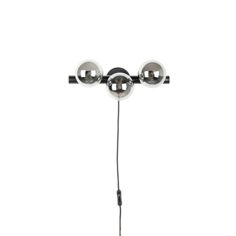 Applique en métal gris