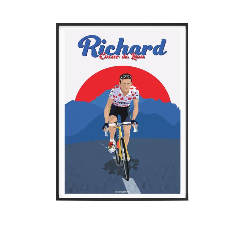 Affiche Cyclisme - Richard Virenque 30 x 40 cm