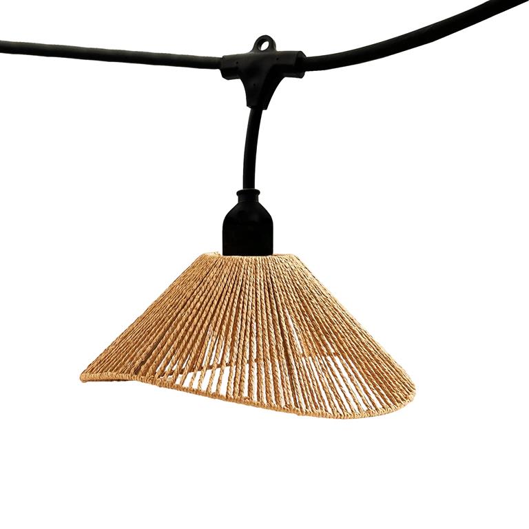 Guirlande lumineuse Corde Beige 6m