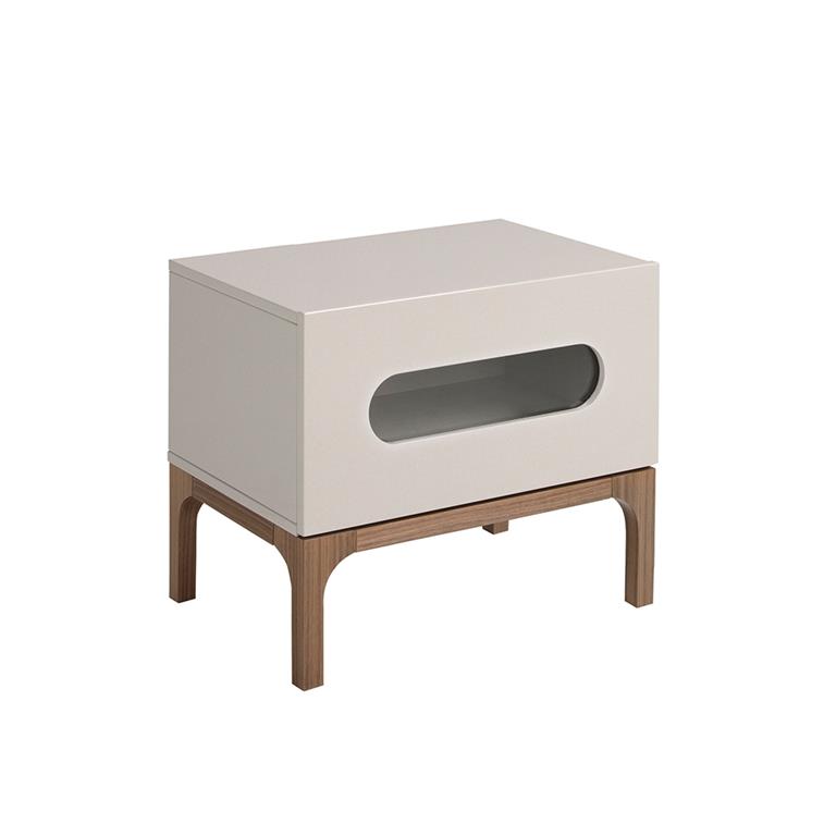 Table de chevet avec éclairage intérieur
