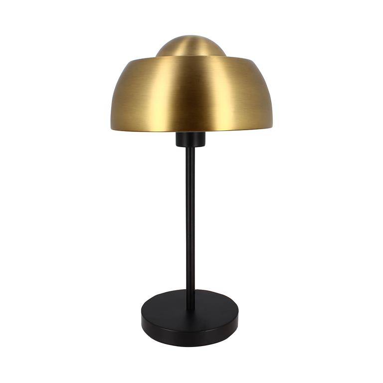 Lampe à poser en métal noir et doré h45cm