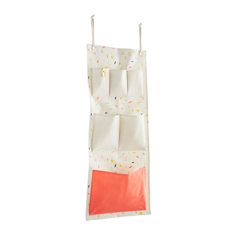 Organisateur mural pour enfants blanc 100x40x1cm