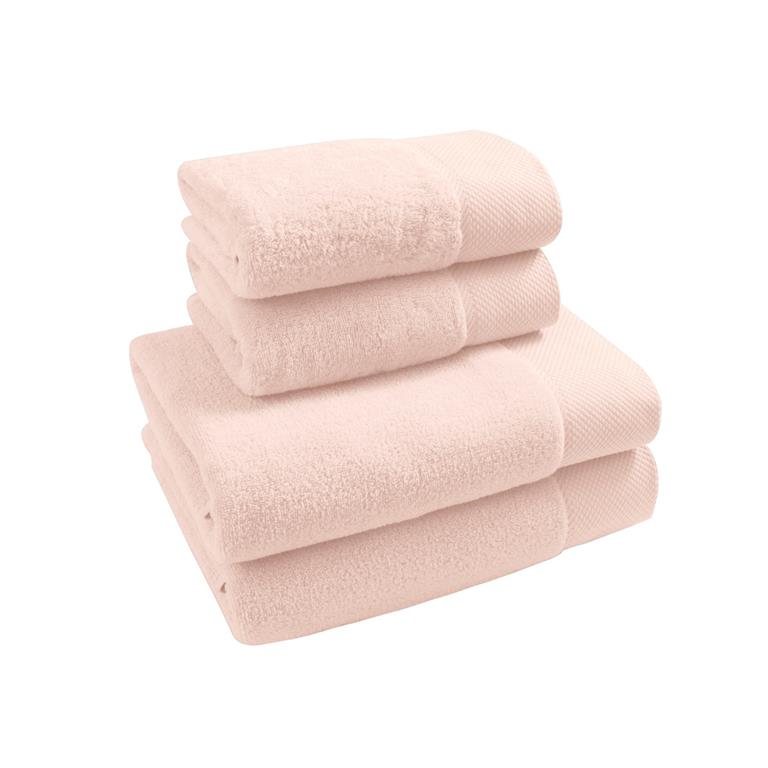 Ensemble de bain 4 pièces en coton peigné Zéro Twist Poudre