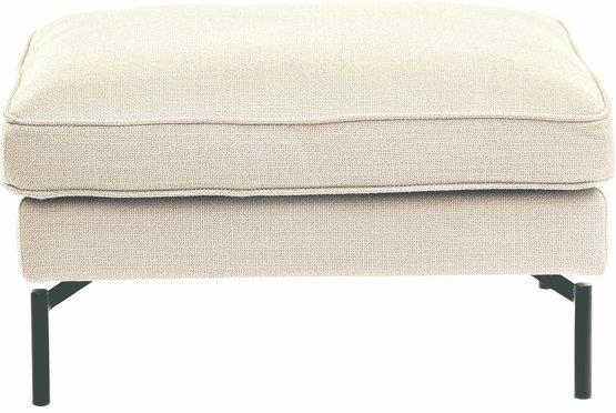 Pouf en tissu beige PPno