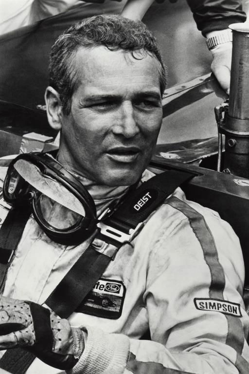 Photo célébrité Paul Newman Indianapolis imprimé sur toile 40x60 cm