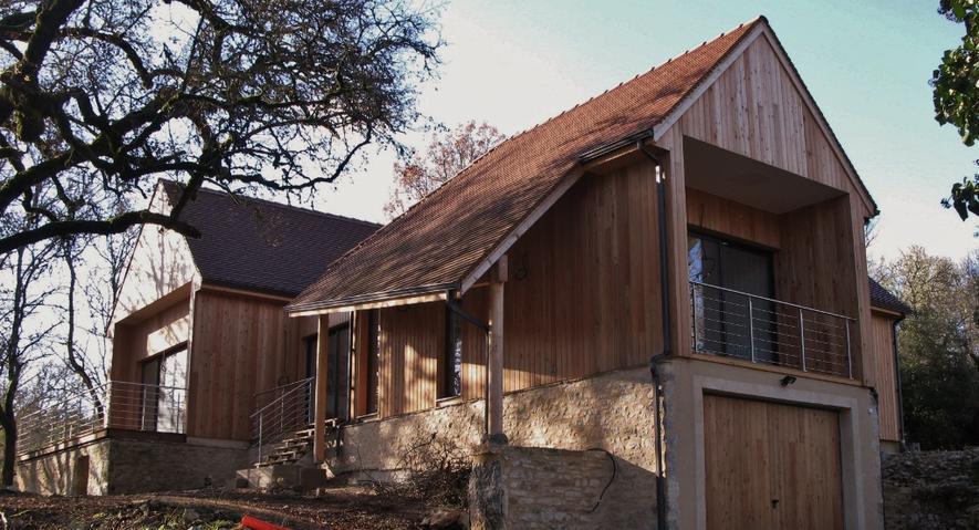 Villa moderne en ossature bois