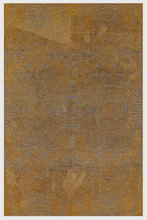 Tapis de salon moderne tissé plat marron 240x340 cm