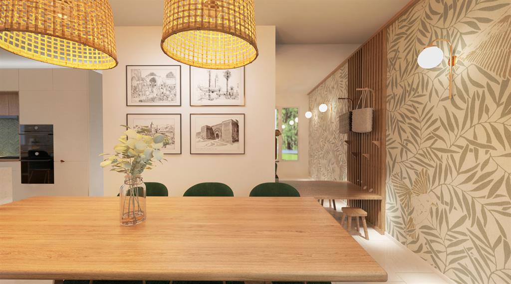 Agrandissement de la cuisine avec une nouvelle salle à manger