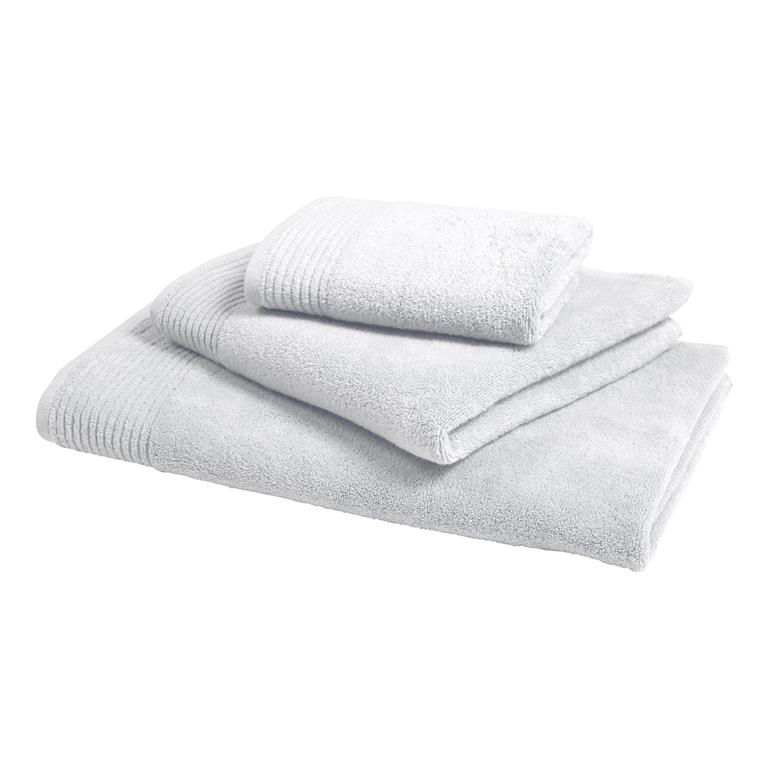 Serviette de bain en  coton blanc 70 x 140 cm
