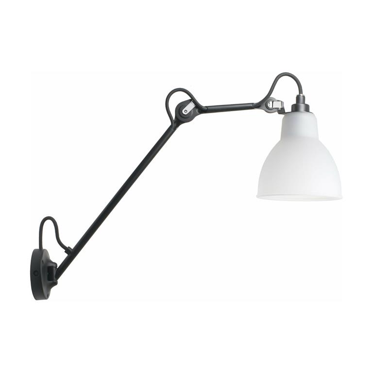 Applique murale avec interrupteur en acier blanc Gras SW 122 - DCW Editions