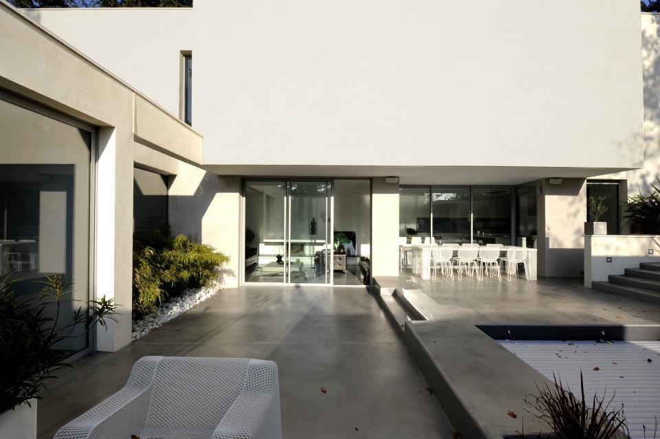 Maison contemporaine cubique