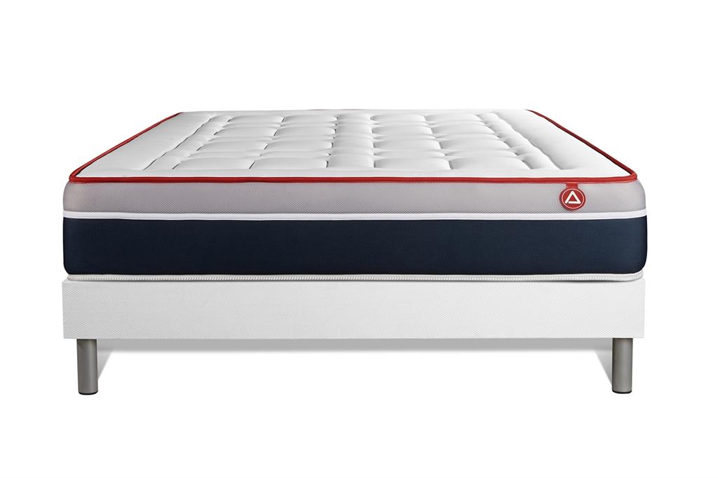 Ensemble Mousse  à mémoire de forme 180x200cm kit Blanc