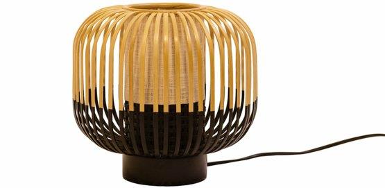 Lampe à poser noire small 27 x 24 cm Bamboo - Forestier