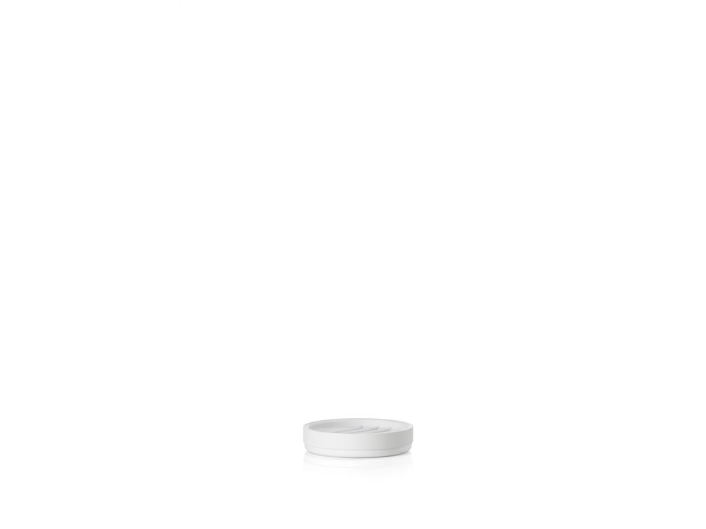 Porte-savon en aluminium/ABS blanc
