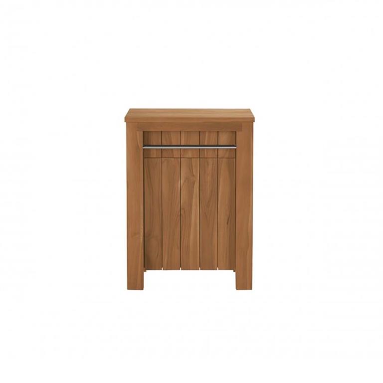 Meuble sous vasque en teck massif 60 cm