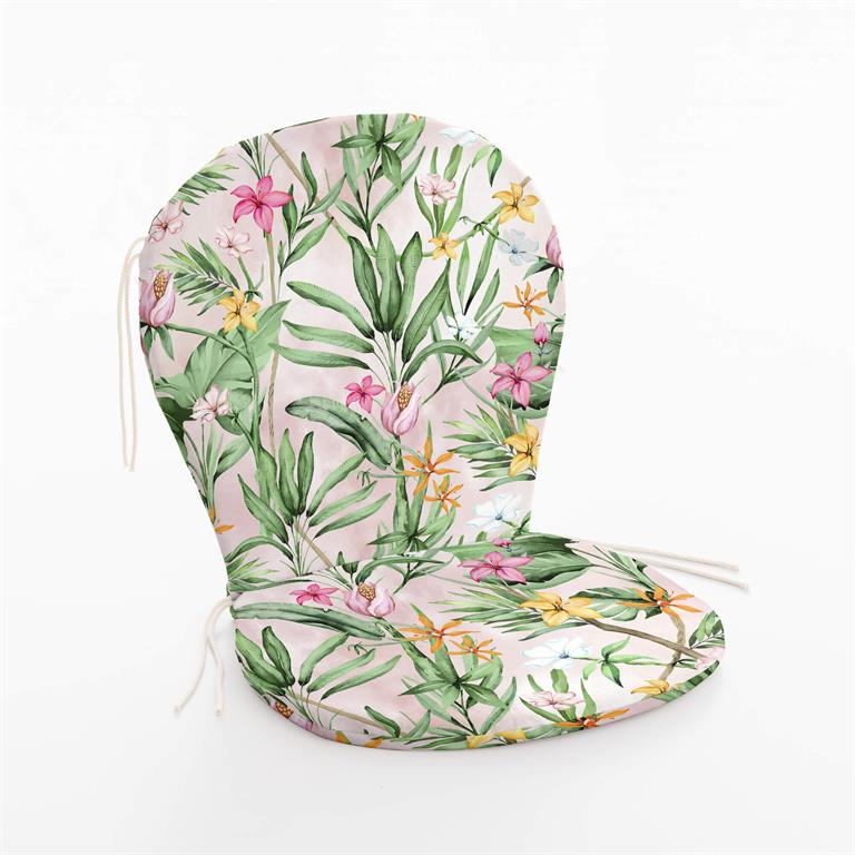Coussin pour chaise d'extérieur Multicolore 90x48x5
